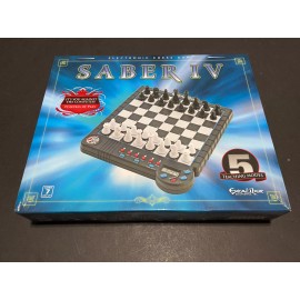 EXCALIBUR ELECTRONICS SABER IV COMPUTER Chess Set - BRAND NEW in BOX - never used - Top of the Line