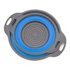 Collapsible Colander Set of 2 Round - Silicone Kitchen Strainer