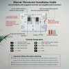 NonProgrammable Thermostat for House, Digital Energy-Saving Thermostat,Single-Stage Systems, 1 Heat/1