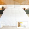 FluffCo Down Alternative Comforter/Hotel Comforter (Queen Comforter, 5-Star Hotel Quality