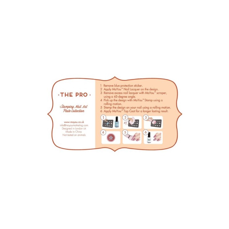 MoYou -London Nail Design The Pro Stencils 04