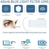 AZorb 2Pack Blue Light Blocking Glasses for Kids Unbreakable Computer