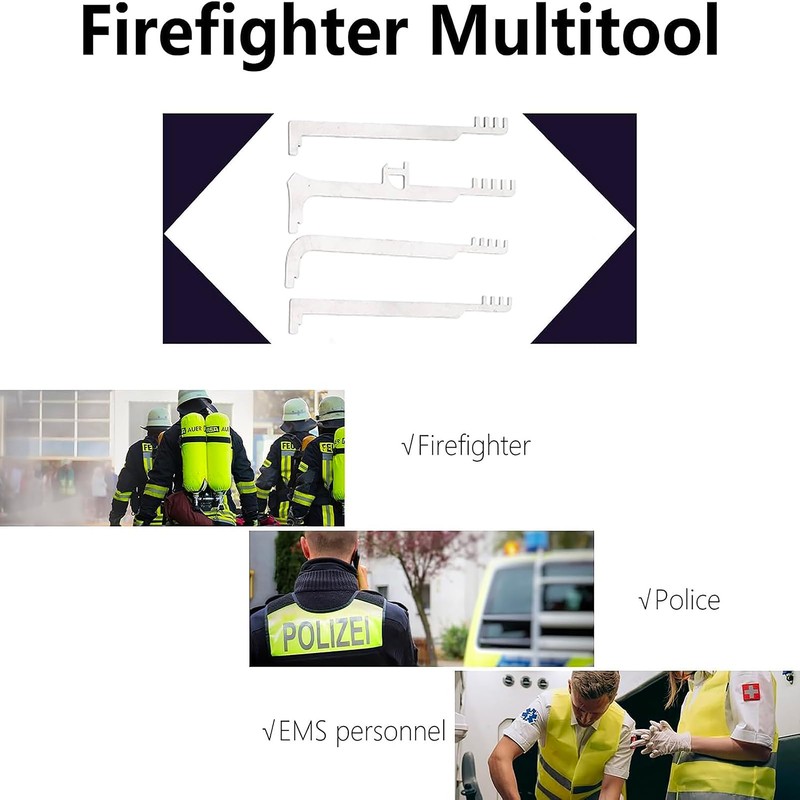 Mrchrogge 4PCS Comb Lock Picks Metal Teeth Tools Portable Stainless