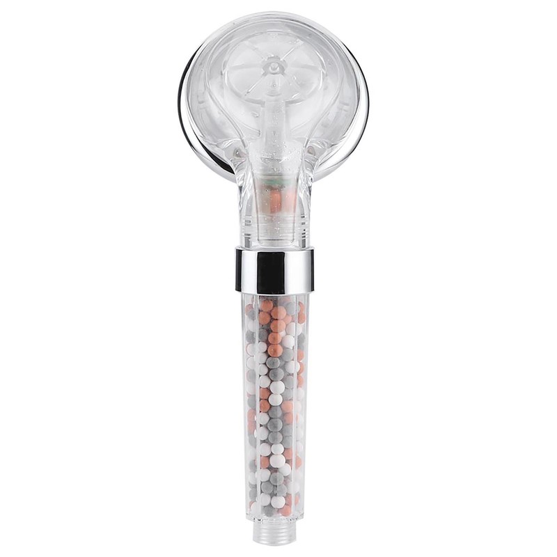 LED Negative Ion Shower Head Handheld WaterSaving Pressurized Hand Shower