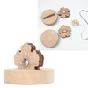 Thread Snip Cutters, Tabletop Blade Saver Thread Cutter Wooden Rotary