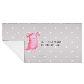 Mr. & Mrs. Panda 50 x 100 Hand Towel Axolotl Happy Gift Baby Lurche Lurch Hand Towels Motivation Good Mood Good Mood Large Newt