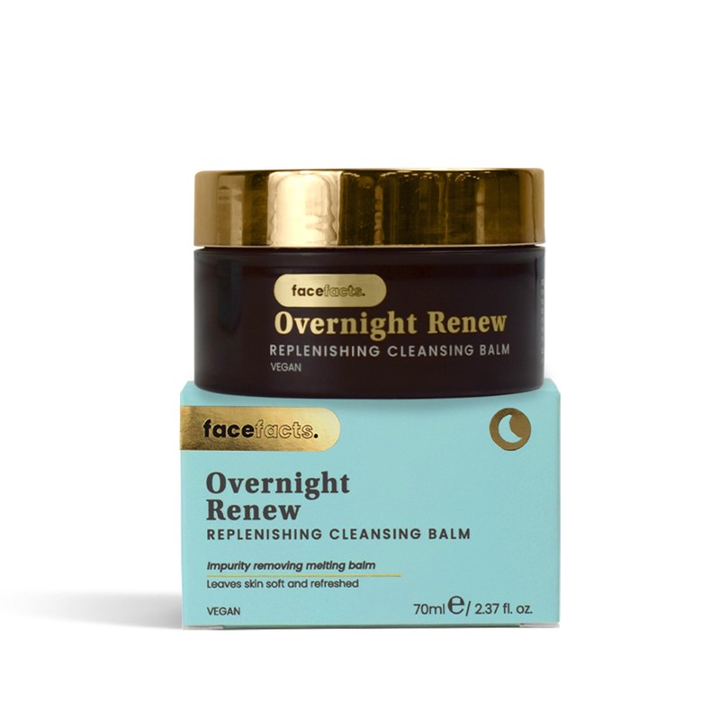 Face Facts Overnight Renew Replenishing Cleansing Balm, with Vitamin C,