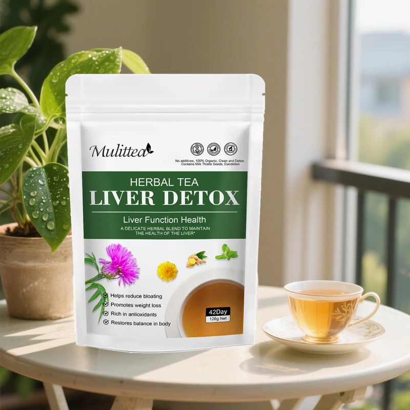 Mullitea Liver Support Tea Support Cleanse Detox Repair Health Milk