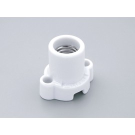 ELPA Round Reception Bulb Socket Lighting 300V_3A E17 White SB-1713H(W)