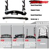 SEEMINESALE 3 Tier Katana Stand,Samurai Sword Holder,Black Sword Mountain,Large Size