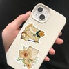 50Pcs Vintage Stickers Pack, Retr Cafe Retro Music Stickers for