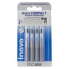 Inava 2.6mm Mono Compact Grey Interdental Brushes, 4 units
