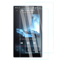 UYRUREL Screen Protector for FiiO JM21 Hi-Res Music Player, High-definition Scratch Resistant Film,HD Clear, Bubble Free with Easy Installation Kit, 2 Pack