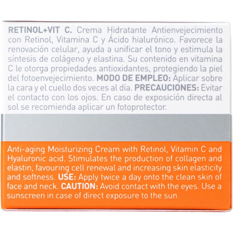 Genové Fluidbase Rederm Crema con Retinol y Vitamina C, envase