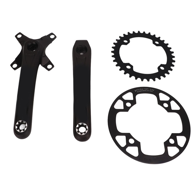 Bike Crankset Mountain Bike Crank Arm Set with 34T Positive