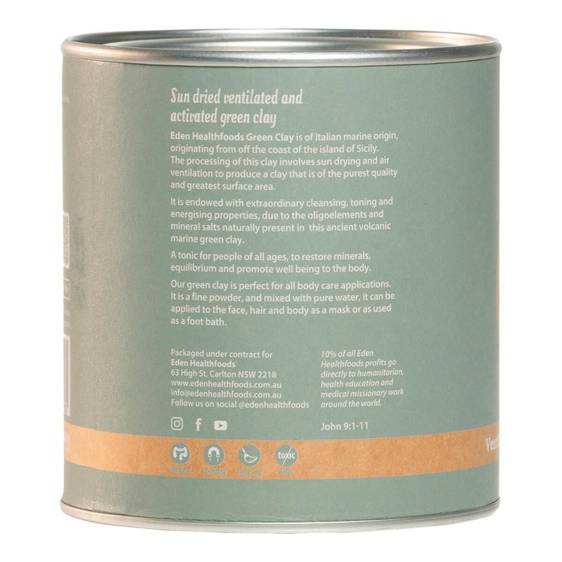 Eden Healthfoods Green Clay, 150g