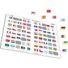 Larsen L2 Flag Jigsaw Puzzle 80 Piece Frame Puzzle.