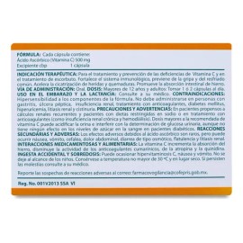 Ramico Acido Ascorbico 30 Caps 500 Mg, Gelpharma