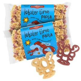 Pastabilities Fun Shaped Pasta for Kids - Lobster Pasta - Seafood Animal Theme, Non-GMO Natural Wheat Pasta, All-Natural, Kosher Certified, Made in the USA, (2 Pack,14 Oz)