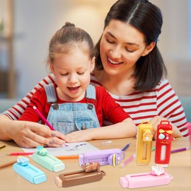 Paquete de 24 gomas de borrar retráctiles para niños, a granel, Kawaii, divertidos borradores de dibujos animados, recompensas de clase de maestro, suministros escolares, hogar, oficina, fiesta