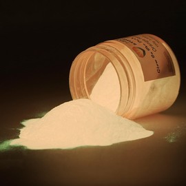 Shiny Stone Glow in The Dark Powder Pigment, Neutral and Fluorescent Colorful Luminous Pigment Powder for Painting, Epoxy Resin Colorant, DIY Crafts and Theme Party,100g/3.53oz (Orange Red)