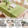 Home Brilliant Green Table Cloth for 6 to 8 Seater