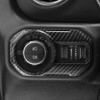 Riloer Car Interior Modification Headlight Bulb Switch Cover Trim for