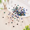Cheriswelry 300Pcs Natural Gemstone Beads Colorful Abacus Crystal Stone Beads