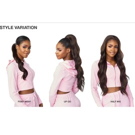 Sensationnel Instant Updown Halfwig Pony - Unit 4 4 Style in 1 Half Wig and Pony Wrap (T2/COPPER)