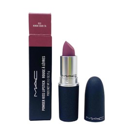 MAC Cosmetics Powder Kiss Lipstick - 932 Kinda Soar-Ta (Mid-tone cool mauve) .10 Oz / 3g