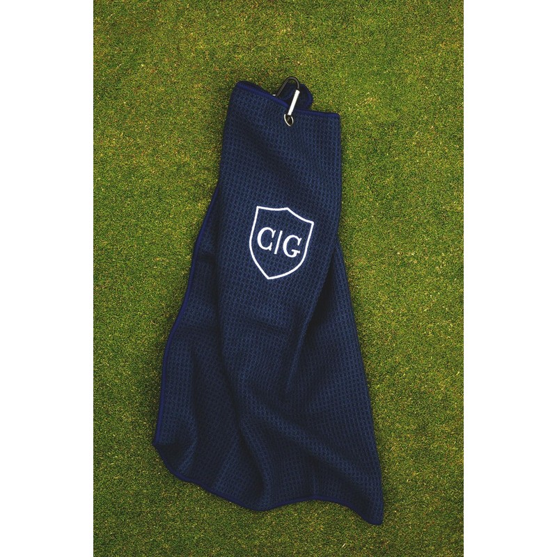 Cavell Golf Unisex Golf Trifold Towel, Blue, 16 x 21