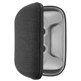 GEEKRIA Controller Travel Case Compatible with 8BitDo Pro 2/Ultimate Bluetooth Controller, Hard Shell Carrying Bag, Protective Storage with Internal Mesh Pocket for Charging Cable (Grey)