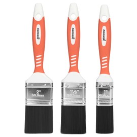 Paint Brush, Flat Brush, Set of 3, 25.4 mm, 38.1 mm, 50.8 mm