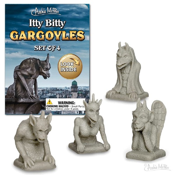 Mcphee Archie 12987 Itty Bitty Gargoyles Figurines | Set of 4