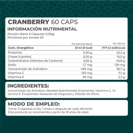 Cranberry (arandano) (60 Cap) Pronat                                                                                                                  