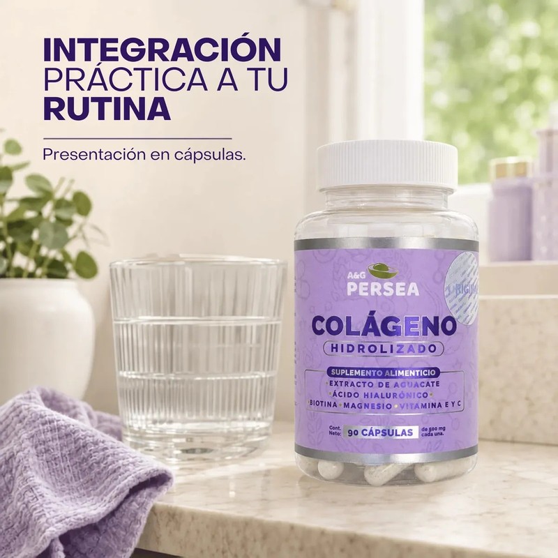 AG Persea - Capsulas De Colageno Con Biotina 90 Capsulas,