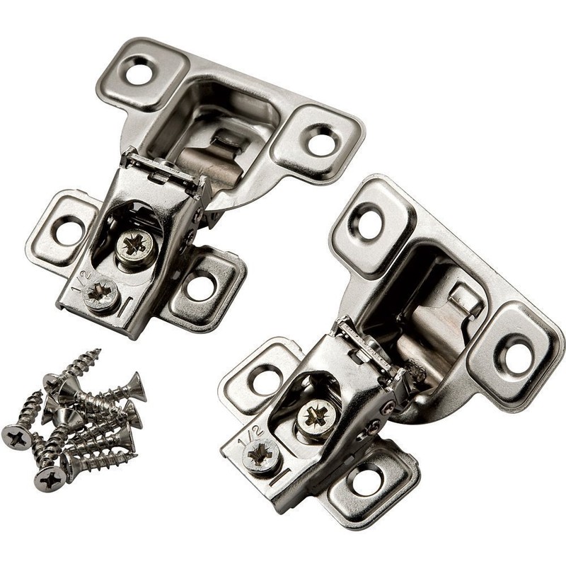 Salice® Excen-Three Hinges, 106 Degree Opening, 1/2" Overlay