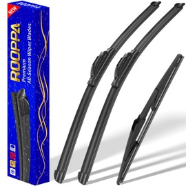 3 wipers Replacement for 2007-2012 Mazda CX-7/2016-2020 2021 Hyundai Tucson, Windshield Wiper Blades Original Equipment Replacement - 26"/16"/14" (Set of 3) U/J HOOK