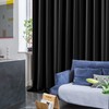Deconovo Thermal Insulated Blackout Curtains Short, Grommet Room Darkening Curtain