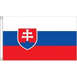 Slovakia 5'x3' (150cm x 90cm) Flag by 1000 Flags