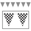 Checkered Giant Pennant Banner Party Accessory (1 count) (1/Pkg)