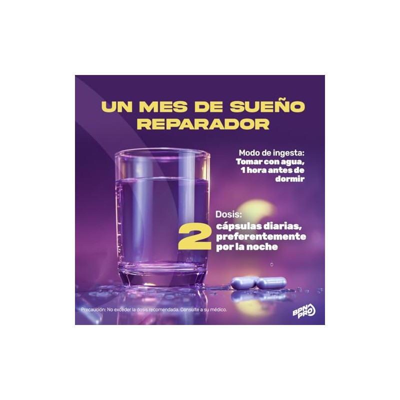 Bpn Pro Magnesio Complex Sueño Relajación Glicinato Citrato Gluconato Treonato