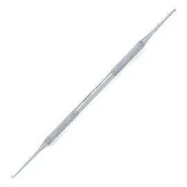 Cucharilla Plana Para Podología Aashta Cleoide Discoide Color Plateado