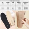 Thick Black Leather Shoe Insoles for Women Shoes Latex Cowhide