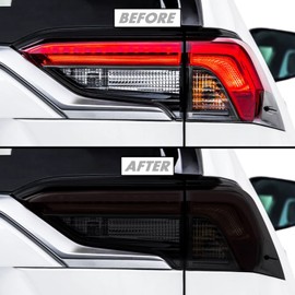 SlickMod PreCut Vinyl Smoke Tint for 2019-2023 Toyota RAV4 Tail Light (20% Dark Smoke, 1. Taillight)