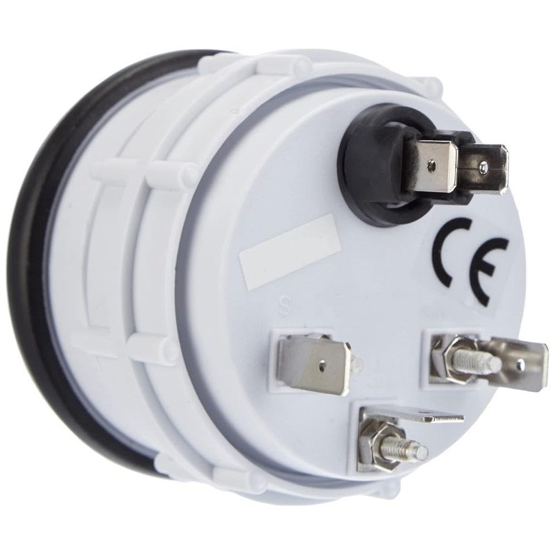 Simoni Racing OP/B Electric Oil Pressure Gauge Sensors, Retro Lighted,