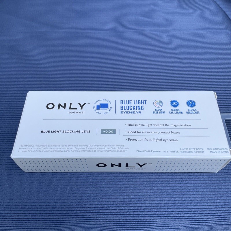 Only Eyewear NEW ONLY Blue Light Blocking Eyewear Glasses Lens