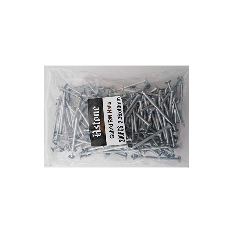 Astone galvanised Round Nails (200, 40mm)