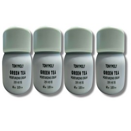 Tony Moly Green Tea Moisturizing Cream 60ml 4pcs / 토니모리 그린티 모이스처라이징 크림 60ml 4개