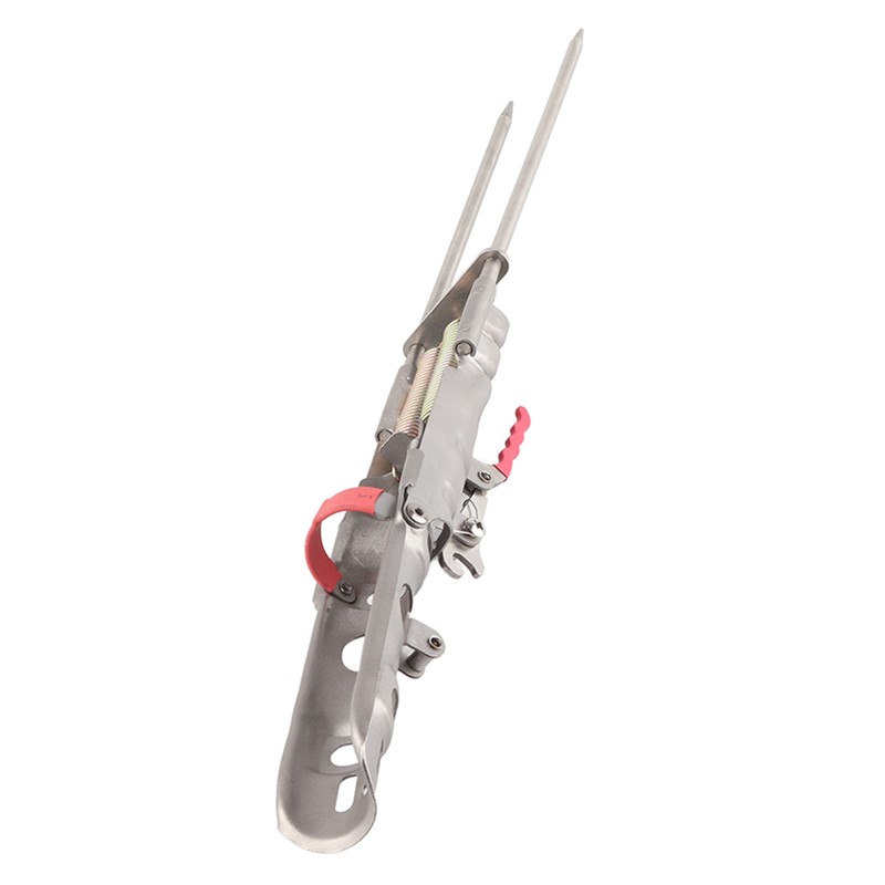Portable Fishing Rod Bracket Practical Dual Spring Fishing Pole Metal
